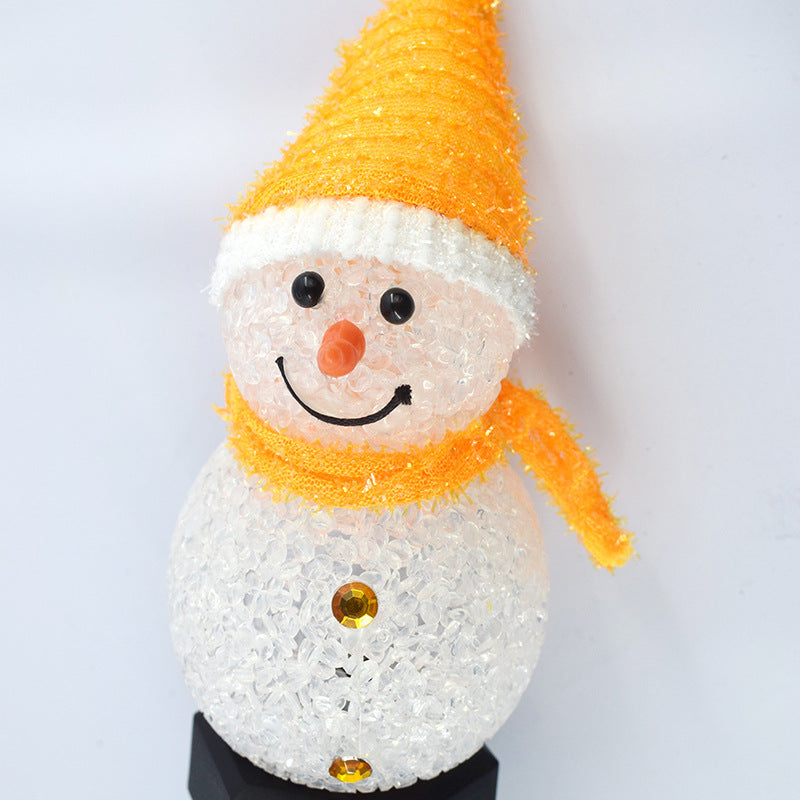 Christmas Solar Snowman Light