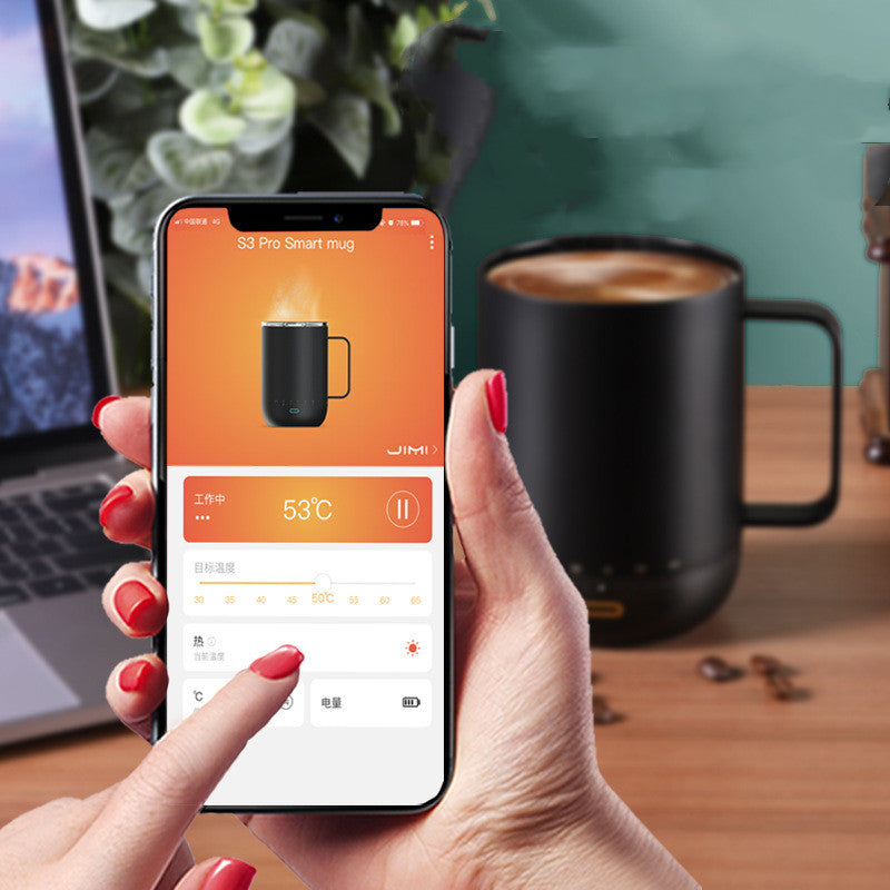 Wireless Heating Tea Coffee Cup